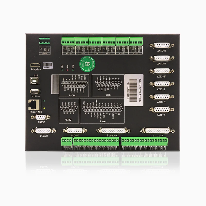 ZJS716-130 Kad Kawalan Laser Visi Dual Galvanometer untuk filem 3C
