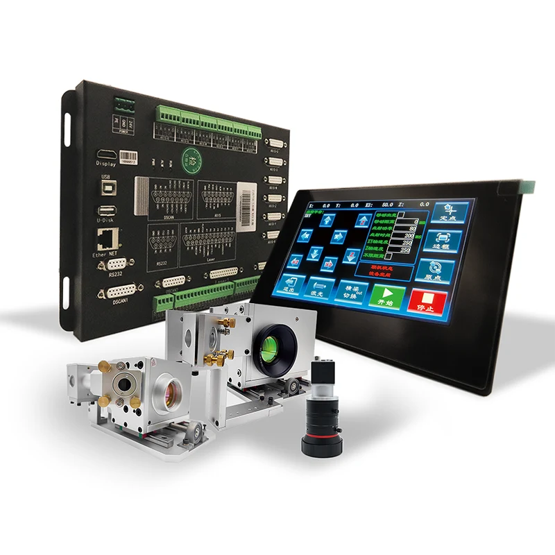 ZJS716-2000 Galvanometer Dual Flight Vision Laser Card untuk Percetakan Digital